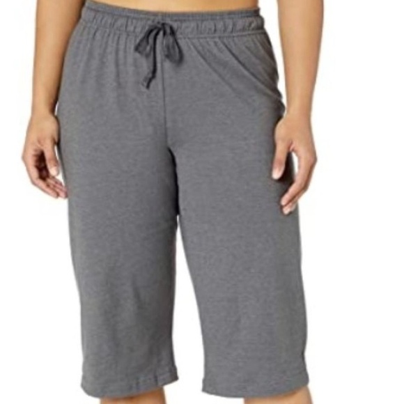 Champion Pants - Champion Grey Jersey Capri Lounge Pants Size XL NWT